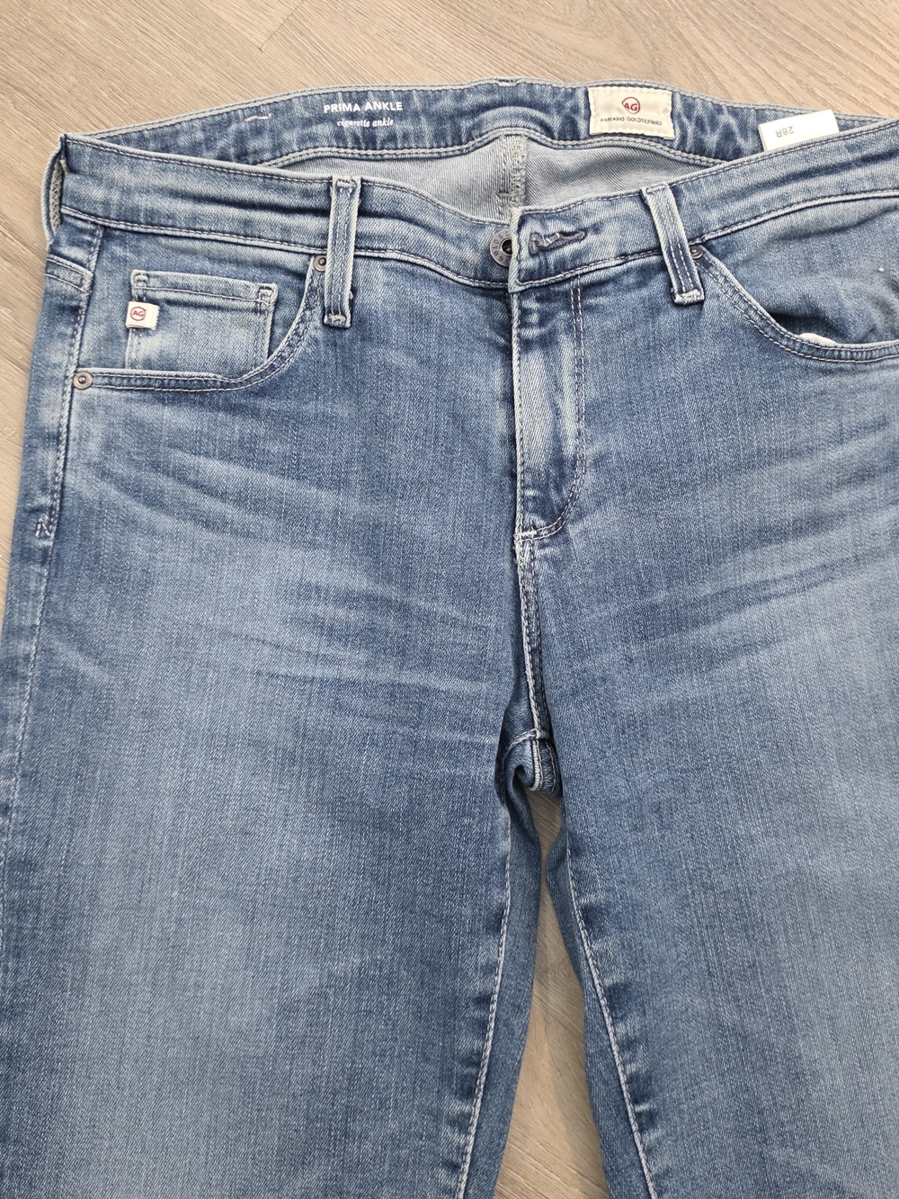 AG Adriano Goldschmied Prima Ankle Women's Jeans - Light Blue Wash
